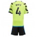 Arsenal Benjamin White #4 Babykleding Uitshirt Kinderen 2023-24 Korte Mouwen (+ korte broeken)